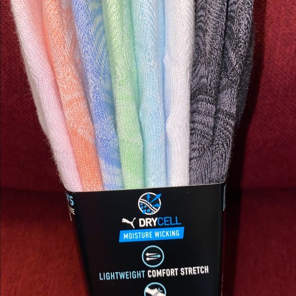 PUMA Ladies 8 Pair No Show Sneaker Socks - Picture 7 of 7